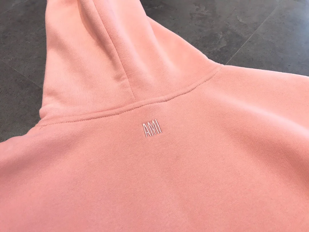 21ss luxurious designer Ami Paris Pink pullover sweater Men Women Fashion Streetwear Sweatshirts Outdoor Jackets Hoodies
21ss luxurious designer Ami Paris Pink pullover sweater Men Women Fashion Streetwear Sweatshirts Outdoor Jackets Hoodies