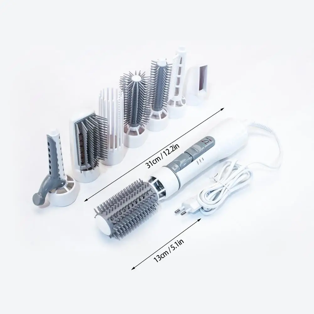 8 In 1 Hot Air Brush Professional Hair Dryer Set Multi-Function Hair Styling Tool Set Hair Straightener Curler Tools Hairbrush
8 In 1 Hot Air Brush Professional Hair Dryer Set Multi-Function Hair Styling Tool Set Hair Straightener Curler Tools Hairbrush