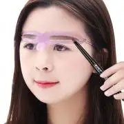 1 шт. многоразовый полимерный шаблон для бровей | Красота и здоровье