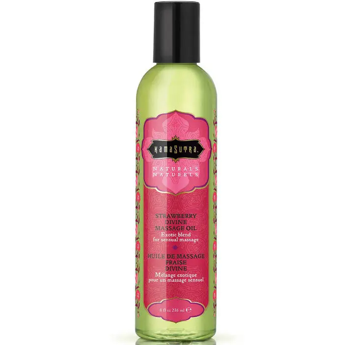 Съедобное масло для тела Shiatsu Luxury body oil Клубника и Красный перец, 75 мл 67026 - SHIATSU - Лосьоны для массажа - Купить