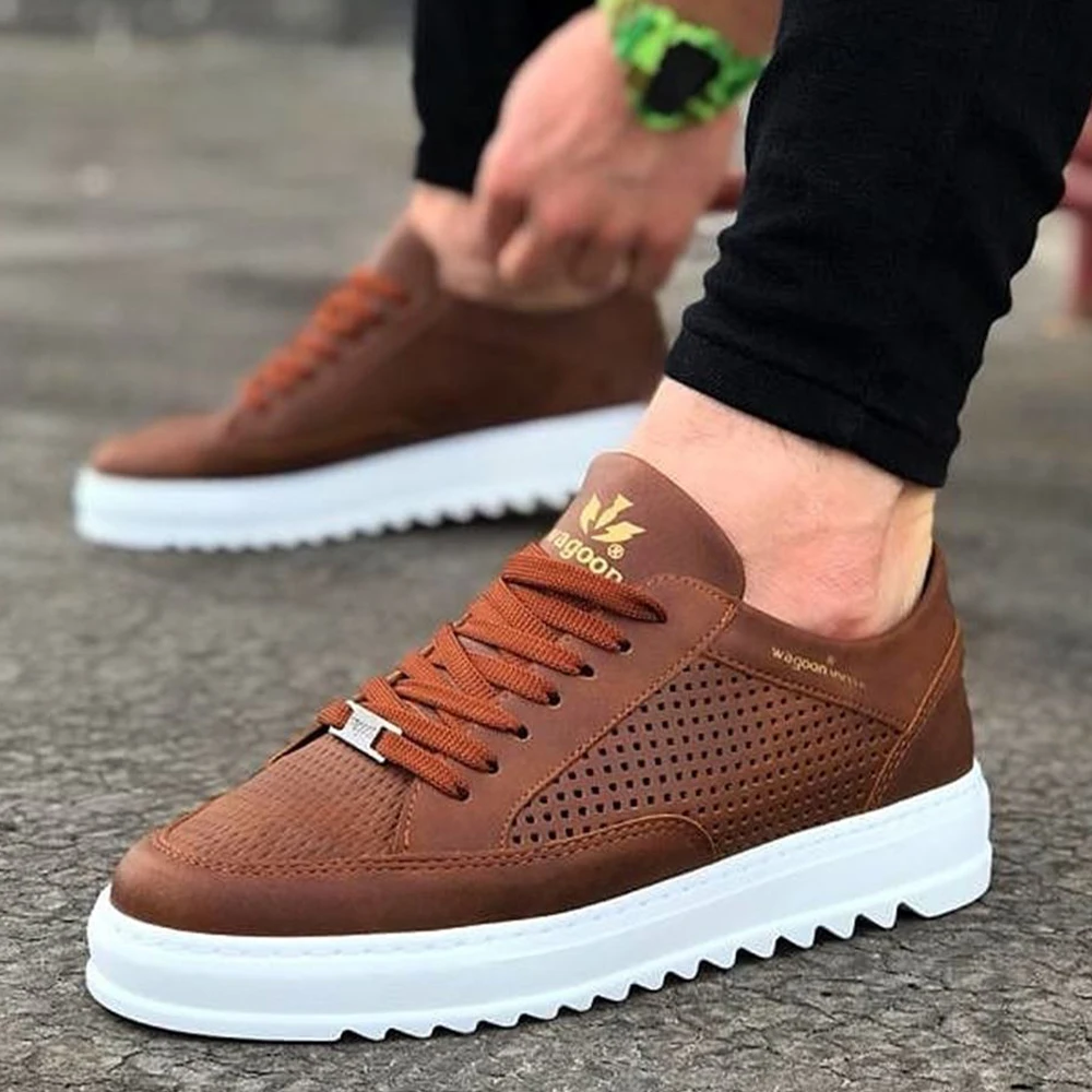 Wagoon WG505 Taba Erkek G nlдки Ayakkabı hесли Kargo L Kaliteli Ürün Yeni Sezon | Обувь