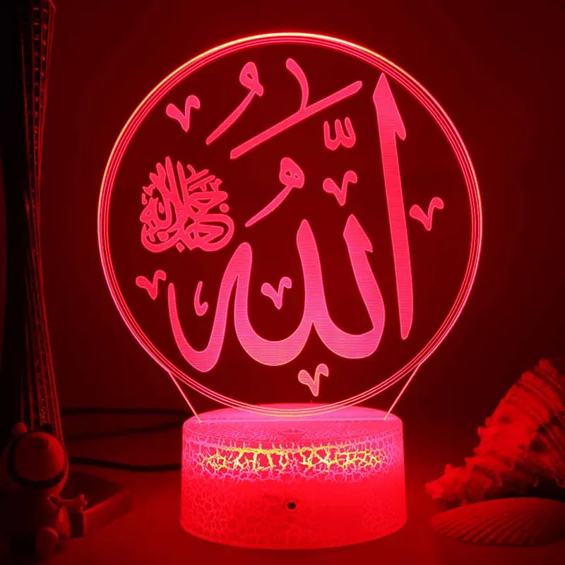 Eid Mubarak 3d Led Night Light Muslim Party Decor Acrylic LED Lights Holiday Gift
Eid Mubarak 3d Led Night Light Muslim Party Decor Acrylic LED Lights Holiday Gift