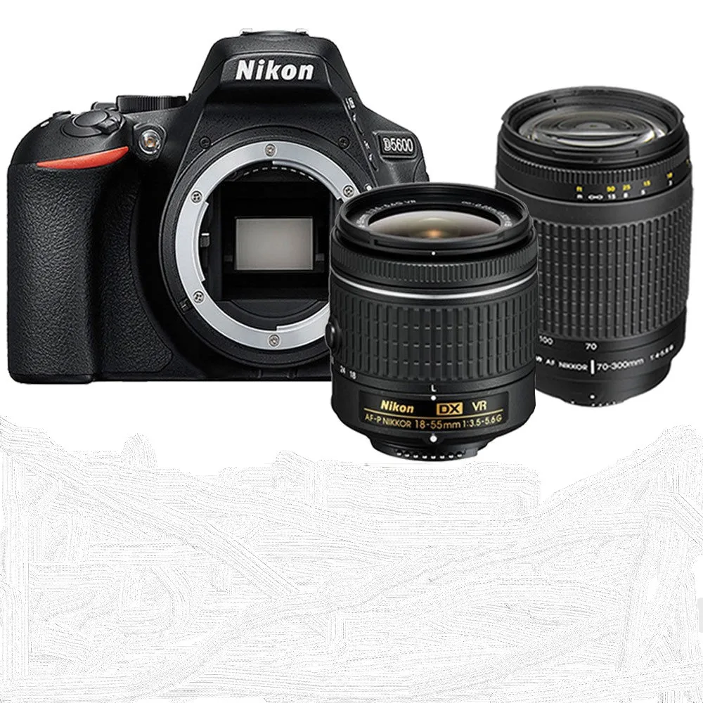 

Nikon D5600 DSLR Camera Body & AF-P DX NIKKOR 70-300mm F/4.5-6.3G ED Lens Kit