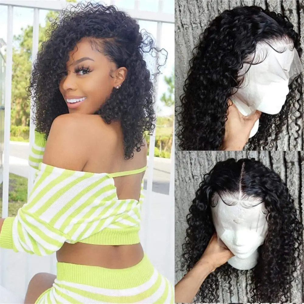 Short Loose Curly Hair Black Water Wave Synthetic Lace Front Wig Heat Resistant Fiber Hair Glueless Lace Wigs Natural Hairline
Short Loose Curly Hair Black Water Wave Synthetic Lace Front Wig Heat Resistant Fiber Hair Glueless Lace Wigs Natural Hairline