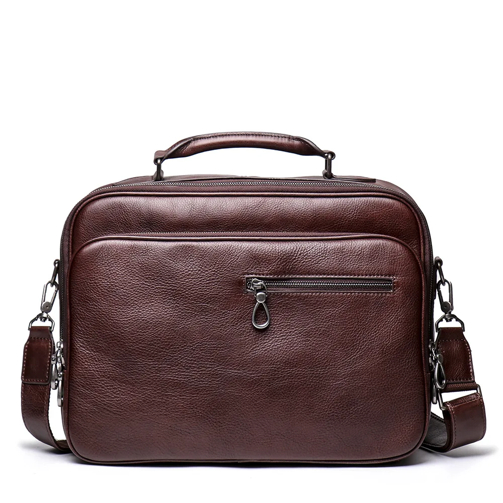 European Men's Bag Genuine Leather Men Briefcase for Laptop Messenger Men's Leather Bag Business Portfolio for Document A4
European Men's Bag Genuine Leather Men Briefcase for Laptop Messenger Men's Leather Bag Business Portfolio for Document A4
