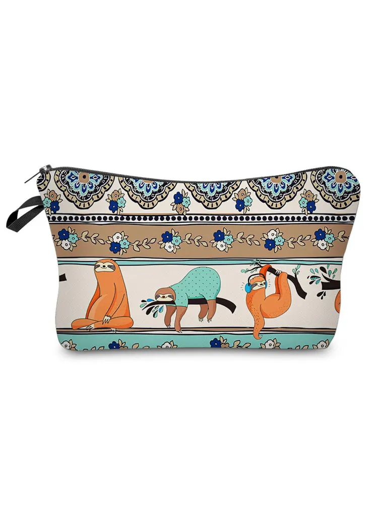 Cute Sloth Printed Women Cosmetic Bag Portable Storage Bags With Zipper For Travel Outdoor Party Picnic Practical Gift For Girl
Cute Sloth Printed Women Cosmetic Bag Portable Storage Bags With Zipper For Travel Outdoor Party Picnic Practical Gift For Girl