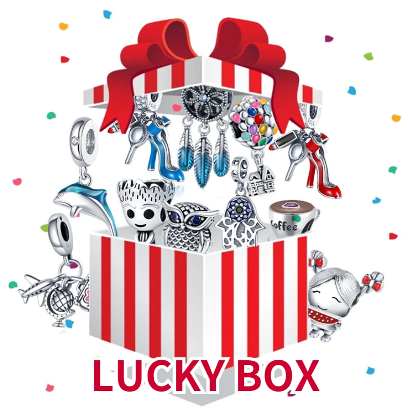 Lucky Blind Box 925 Sterling Silver Hot Sell Charms Beads Fit For Pandora Bracelet Surprise Gift Random Style
Lucky Blind Box 925 Sterling Silver Hot Sell Charms Beads Fit For Pandora Bracelet Surprise Gift Random Style