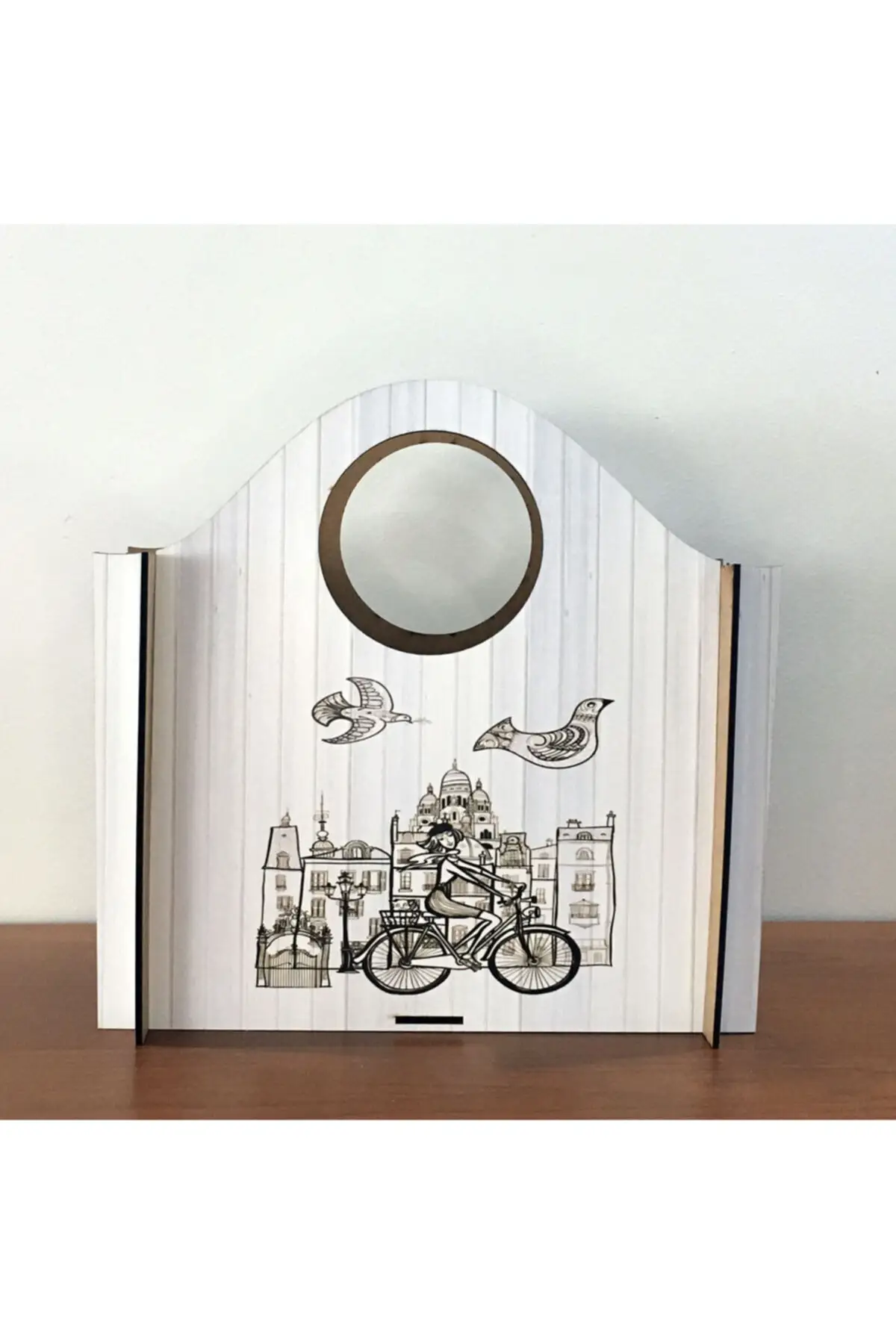 Book Organizer Wood Book Stand Holder Shelf Bookend Desktop Newspapers Magazine File Storage Box Magazines Holder Home Decor