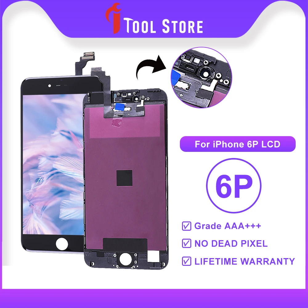 Класс AAA + для iPhone 6 Plus ЖК дисплей с сенсорным экраном дигитайзер сборка Замена iPhone6