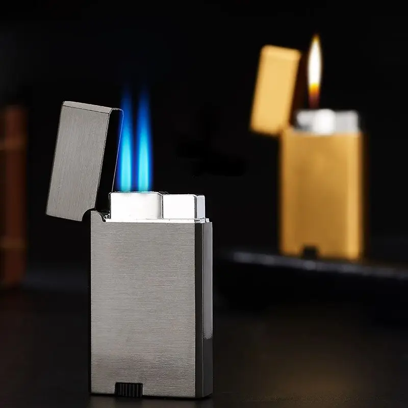NEW Cigar Smoking Jet Lighter Butane Three Torch Turbo Lighter Windproof Gas Lighters Cigarettes Accessories Gadgets For Men
NEW Cigar Smoking Jet Lighter Butane Three Torch Turbo Lighter Windproof Gas Lighters Cigarettes Accessories Gadgets For Men