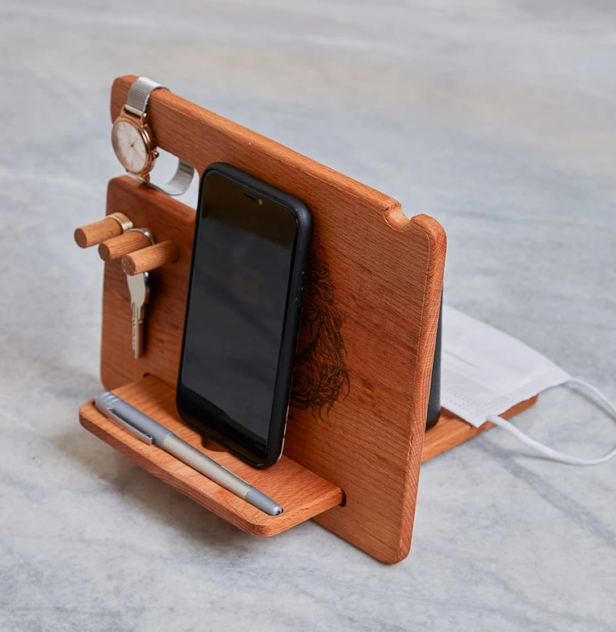 Retro Wooden Beech Desk Organizer Phone Holder Jewelry Keychain Pen Holder Organizer Wood Multi Practical Easy To Use Item Stand
Retro Wooden Beech Desk Organizer Phone Holder Jewelry Keychain Pen Holder Organizer Wood Multi Practical Easy To Use Item Stand