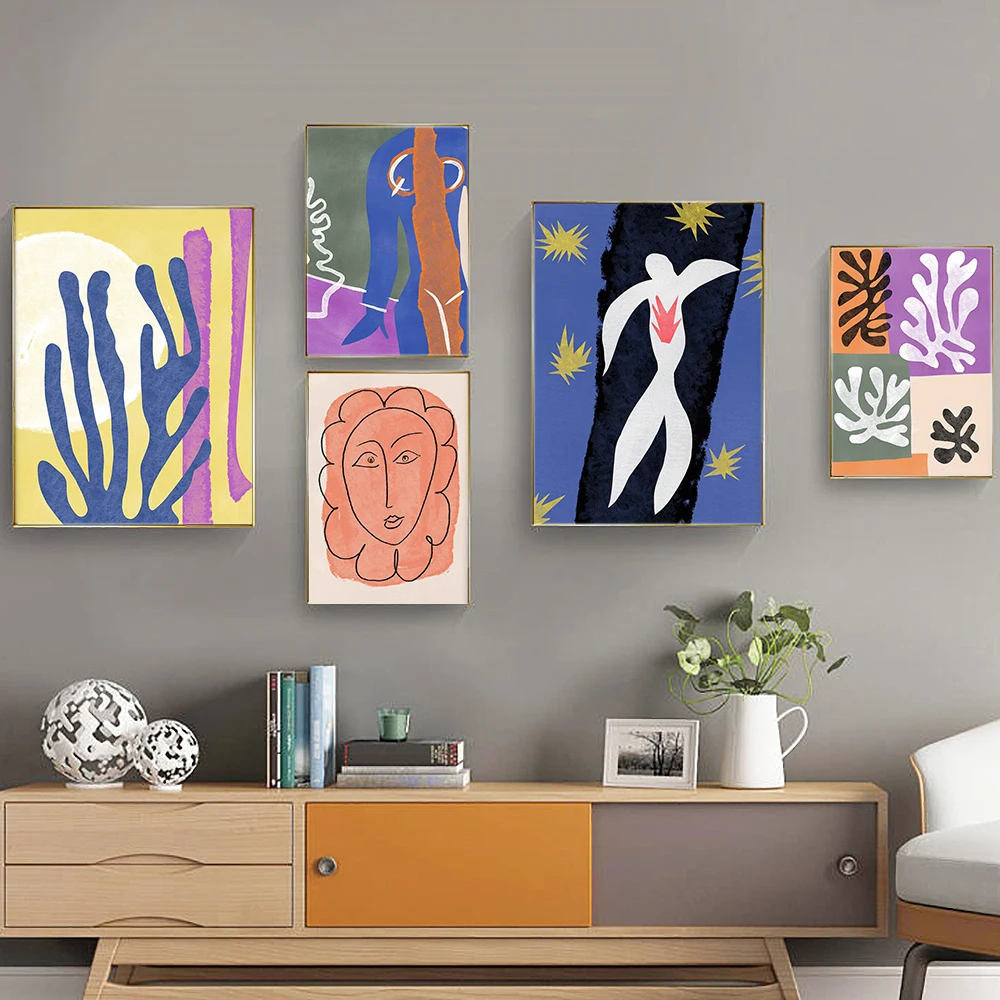 Henri Matisse Poster Matisse Cutout Canvas Painting Line Drawing Art Print Leaf Colorful Wall Picture For Living Room Home Decor
Henri Matisse Poster Matisse Cutout Canvas Painting Line Drawing Art Print Leaf Colorful Wall Picture For Living Room Home Decor