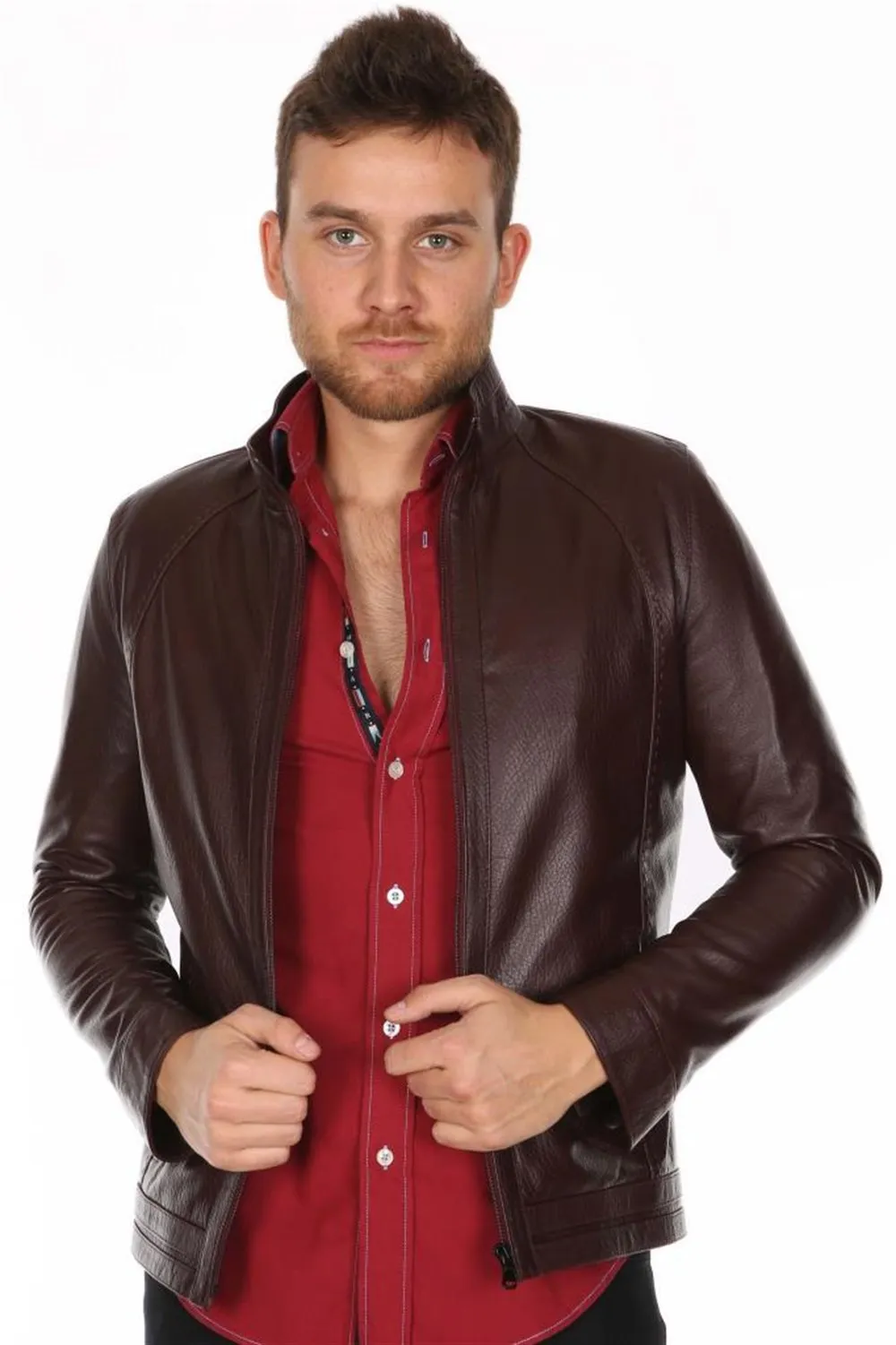 genuine leather men's jacket sport model original lambskin brown colour furless softy 2022 trend appearance made in turkey e-149
genuine leather men's jacket sport model original lambskin brown colour furless softy 2022 trend appearance made in turkey e-149