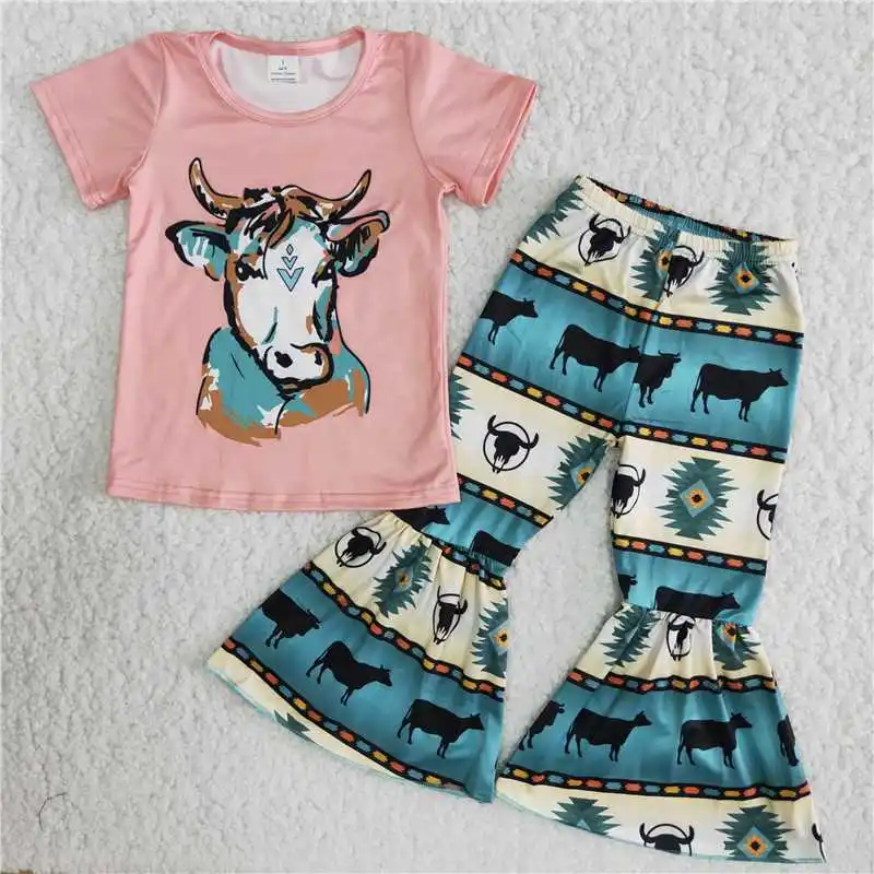 Cocomelon Children Girl Wear Cattle Pink Short Sleeve with Pattern Blue Print Pants Milk Silk Summer Comfortable Sets
Cocomelon Children Girl Wear Cattle Pink Short Sleeve with Pattern Blue Print Pants Milk Silk Summer Comfortable Sets