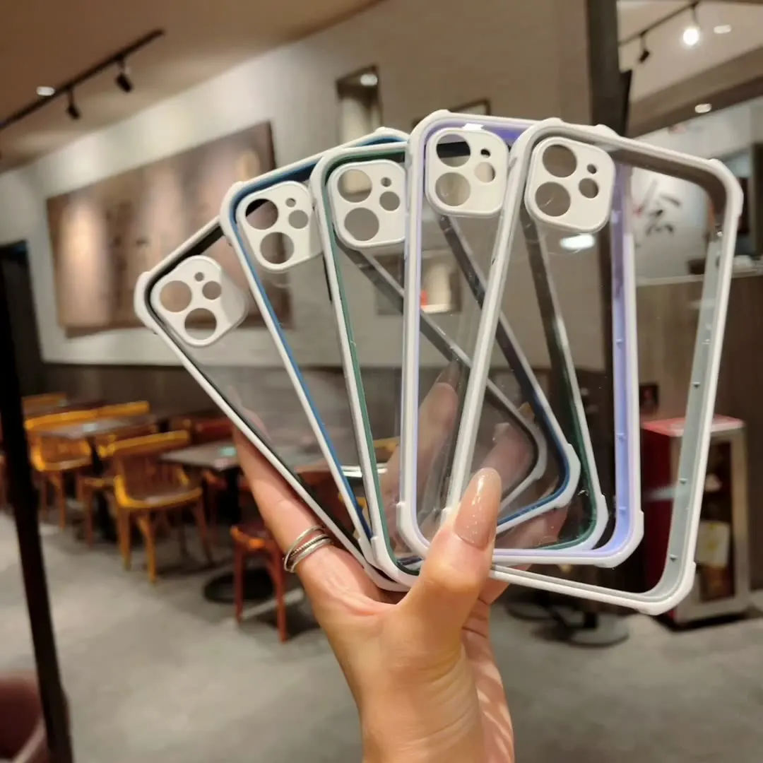 Shockproof Bumper Transparent Soft Silicone Phone Cases For iPhone XR XS Max 7 8 6S Plus X Clear Cover For iPhone 11 12 Pro 13
Shockproof Bumper Transparent Soft Silicone Phone Cases For iPhone XR XS Max 7 8 6S Plus X Clear Cover For iPhone 11 12 Pro 13