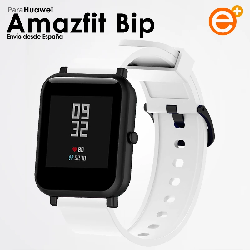 Ремешок Amazfit Bip сменный силиконовый гибкий браслет для смарт-часов спортивный