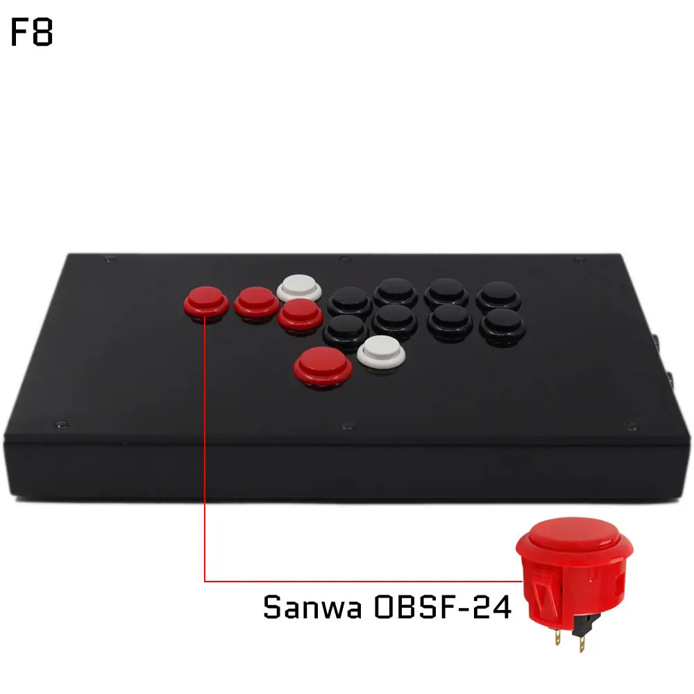 F8 ко всем кнопкам что позволяет Hitbox Стиль аркадный джойстик Fight Стик игровой