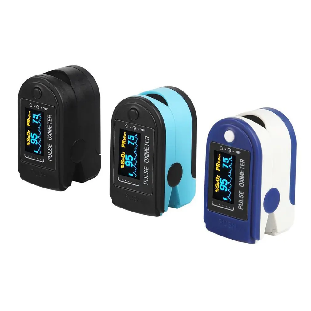 Finger Pulse Oximeter Finger Clip Heartbeat Pulse Oximeter Portable Heart Rate Spo2 Monitor Blood Oxygen Meter Sensor 
Finger Pulse Oximeter Finger Clip Heartbeat Pulse Oximeter Portable Heart Rate Spo2 Monitor Blood Oxygen Meter Sensor