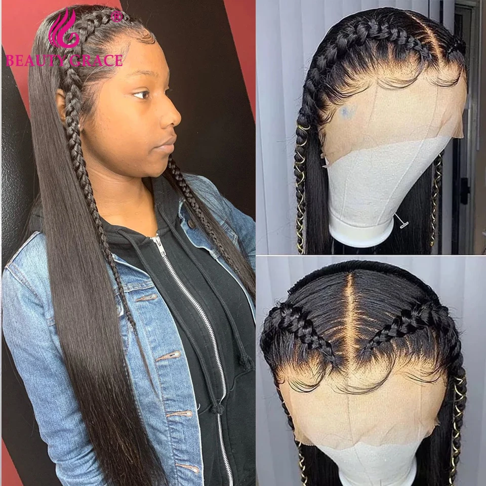 13X4 Lace Front Wigs For Women 30 Inch Bone Straight Lace Front Wig Brazilian Lace Frontal Human Hair Wig 4X4 Lace Closue Wig
13X4 Lace Front Wigs For Women 30 Inch Bone Straight Lace Front Wig Brazilian Lace Frontal Human Hair Wig 4X4 Lace Closue Wig