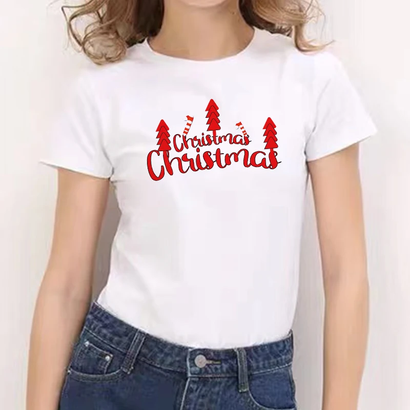 Oversized Tshirts Women Summer Short Sleeve Shirt Merry Christmas Letters Print White Tshirt Female Clothing Fashion Top Tees
Oversized Tshirts Women Summer Short Sleeve Shirt Merry Christmas Letters Print White Tshirt Female Clothing Fashion Top Tees