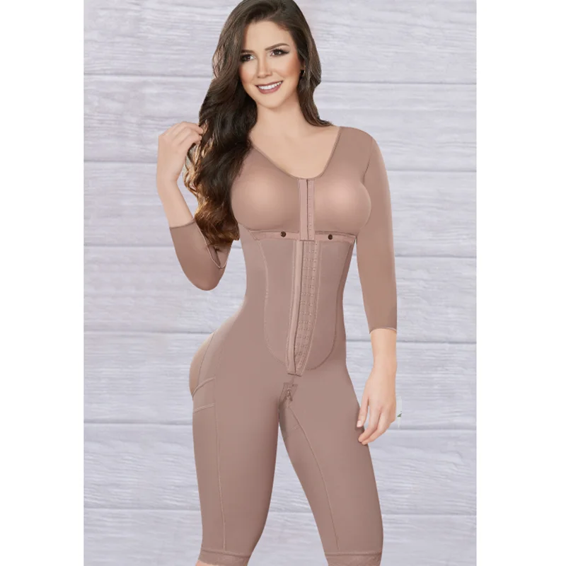 Fajas Colombianas Women's Body Shaper Breast Support Side Zipper Long Sleeve Tummy Control Long Bodysuit Shapewear Waist Trainer
Fajas Colombianas Women's Body Shaper Breast Support Side Zipper Long Sleeve Tummy Control Long Bodysuit Shapewear Waist Trainer