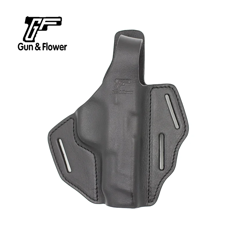 Gunflower Open Top Belt OWB Leather Holster for M&P 45 Compact Three Slot Pancake Outside The Waistband Holster
Gunflower Open Top Belt OWB Leather Holster for M&P 45 Compact Three Slot Pancake Outside The Waistband Holster