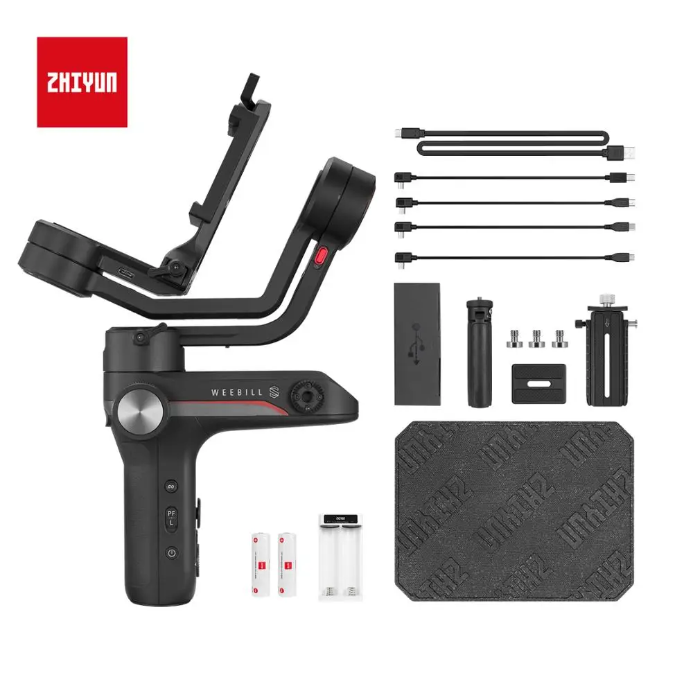 Zhiyun Weebill S DSLR Gimbal Stabilizer for DSLR & Mirrorless Camera Sony A7M3 A7III A7R3 Nikon Z6 Z7 Panasonic GH5 GH5s Canon 
Zhiyun Weebill S DSLR Gimbal Stabilizer for DSLR & Mirrorless Camera Sony A7M3 A7III A7R3 Nikon Z6 Z7 Panasonic GH5 GH5s Canon
