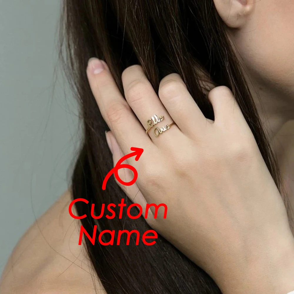 Ringcal Gold Color Trendy Customized 2 Name Ring for women Gold Personalized Letter for Women Anniversary Jewelry
Ringcal Gold Color Trendy Customized 2 Name Ring for women Gold Personalized Letter for Women Anniversary Jewelry