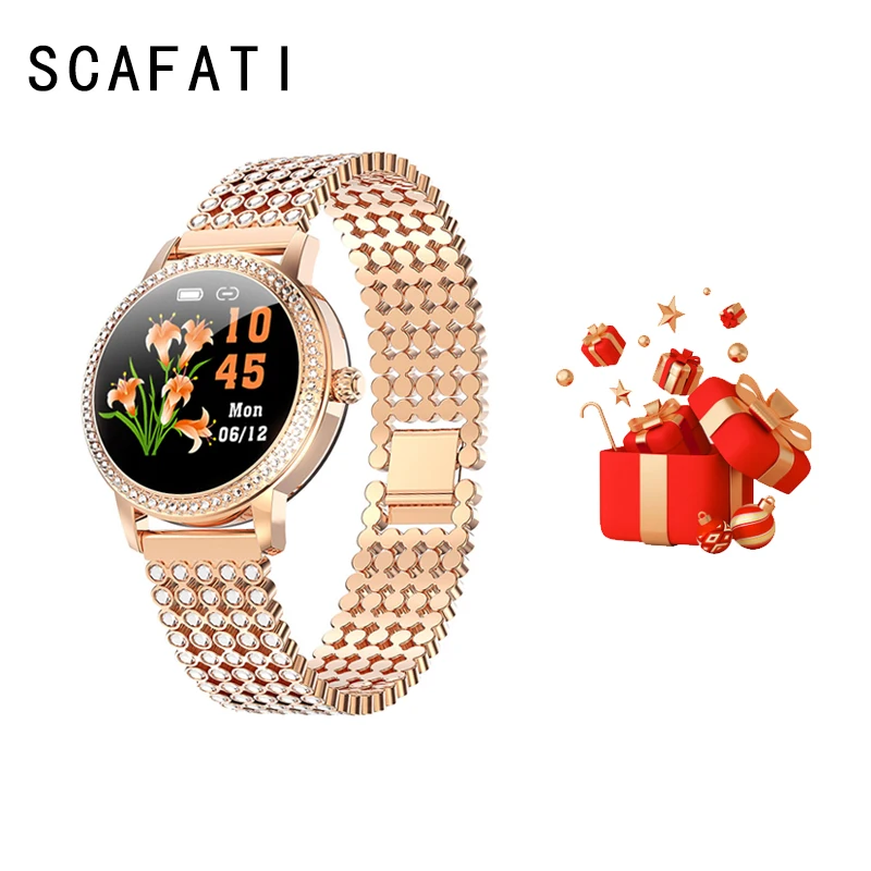Diamond-Studded LW20 Smart Watch For Women Lovely Steel Watches IP68 Waterproof Heart Rate Bracelet Fitness Smartwatch For Lover
Diamond-Studded LW20 Smart Watch For Women Lovely Steel Watches IP68 Waterproof Heart Rate Bracelet Fitness Smartwatch For Lover