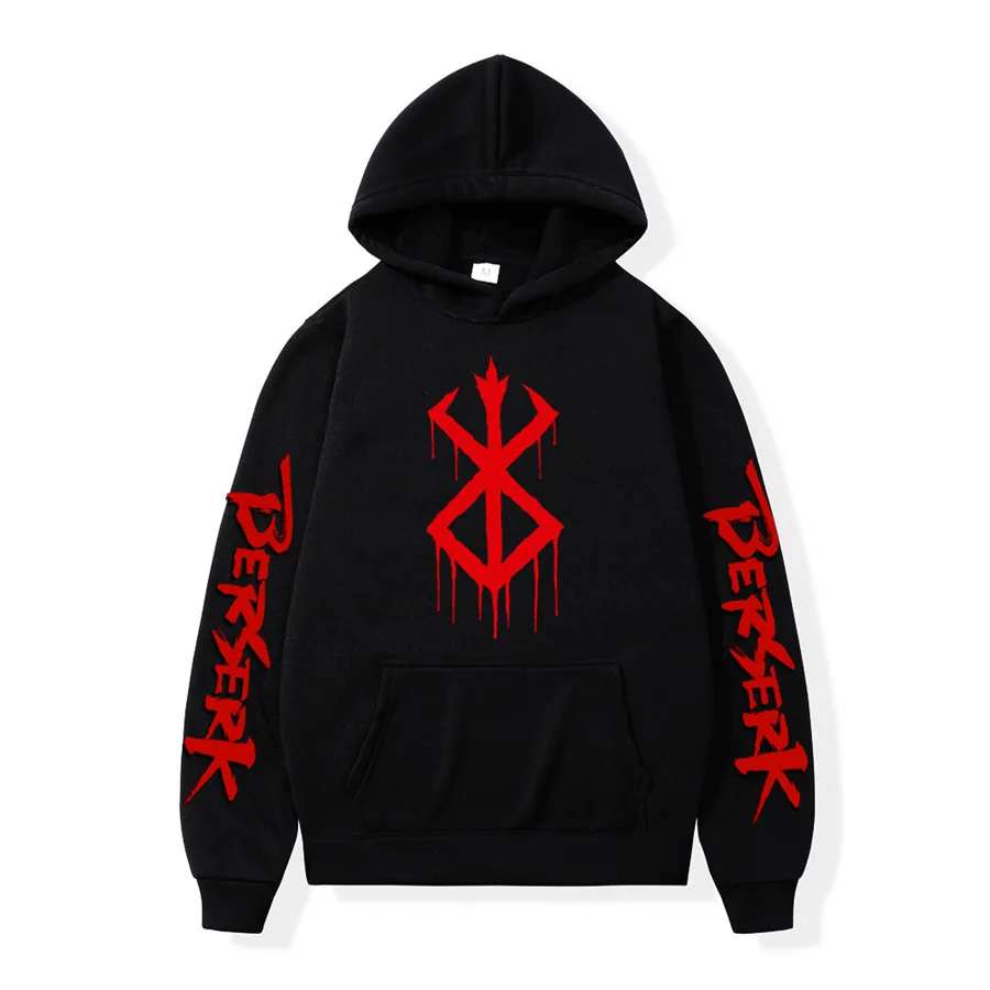 Fashion Anime Berserk Print Hoodie Men's 90s Guts Sweatshirt Fleece Pullover Harajuku Hooded Men/Women Hip Hop Unisex Hoody
Fashion Anime Berserk Print Hoodie Men's 90s Guts Sweatshirt Fleece Pullover Harajuku Hooded Men/Women Hip Hop Unisex Hoody