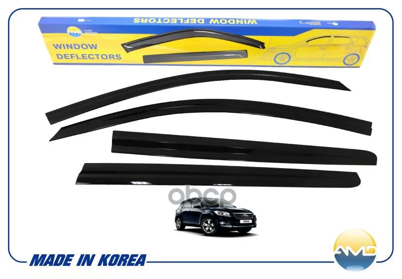 Дефлекторы Окон Black (К Т 4шт.) Ty Rav4 Suv 2006 12 AMD ар|Электрические ломтерезки| |