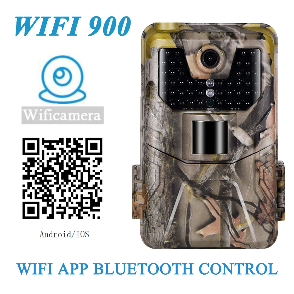 WI-FI приложение Bluetooth Управление Trail Камера шоу дикой охоты s 900 20MP 1296P Ночное