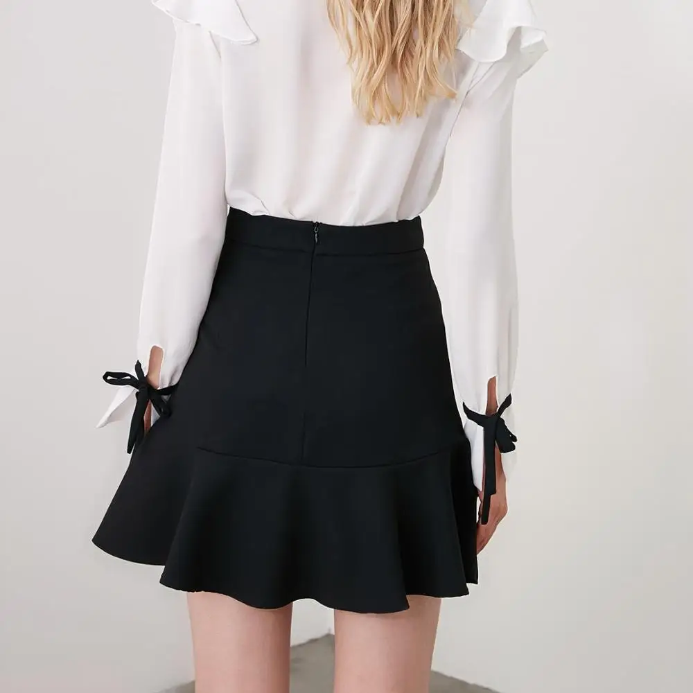 Black Flounce Skirt Fashion Elegant 2020 new style cute mini high waist casual summer spring new stylish Beauty simple straight
Black Flounce Skirt Fashion Elegant 2020 new style cute mini high waist casual summer spring new stylish Beauty simple straight