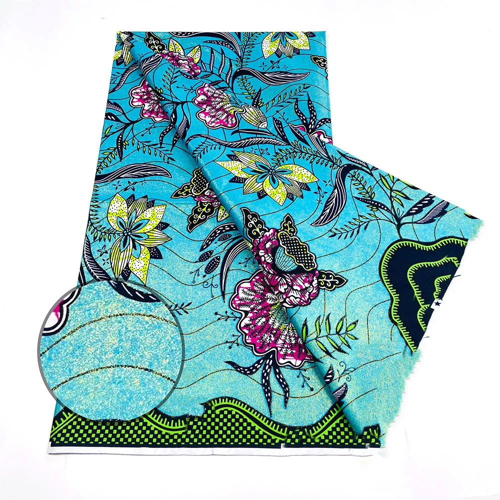 Most Popular Golden Print African New Fashion Ankara 100% Cotton African Wax Fabric Nigerian Ghana Real Wax Fabric 6 Yards
Most Popular Golden Print African New Fashion Ankara 100% Cotton African Wax Fabric Nigerian Ghana Real Wax Fabric 6 Yards