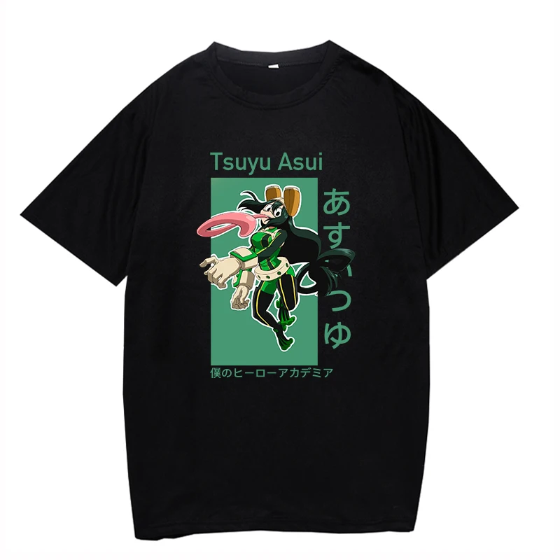Tsuyu Asui and Yuga Aoyama Anime Boku No Hero Academia T-shirt Funny Boy Girl Print Summer Tees Shirt Harajuku Loose Tops Men
Tsuyu Asui and Yuga Aoyama Anime Boku No Hero Academia T-shirt Funny Boy Girl Print Summer Tees Shirt Harajuku Loose Tops Men