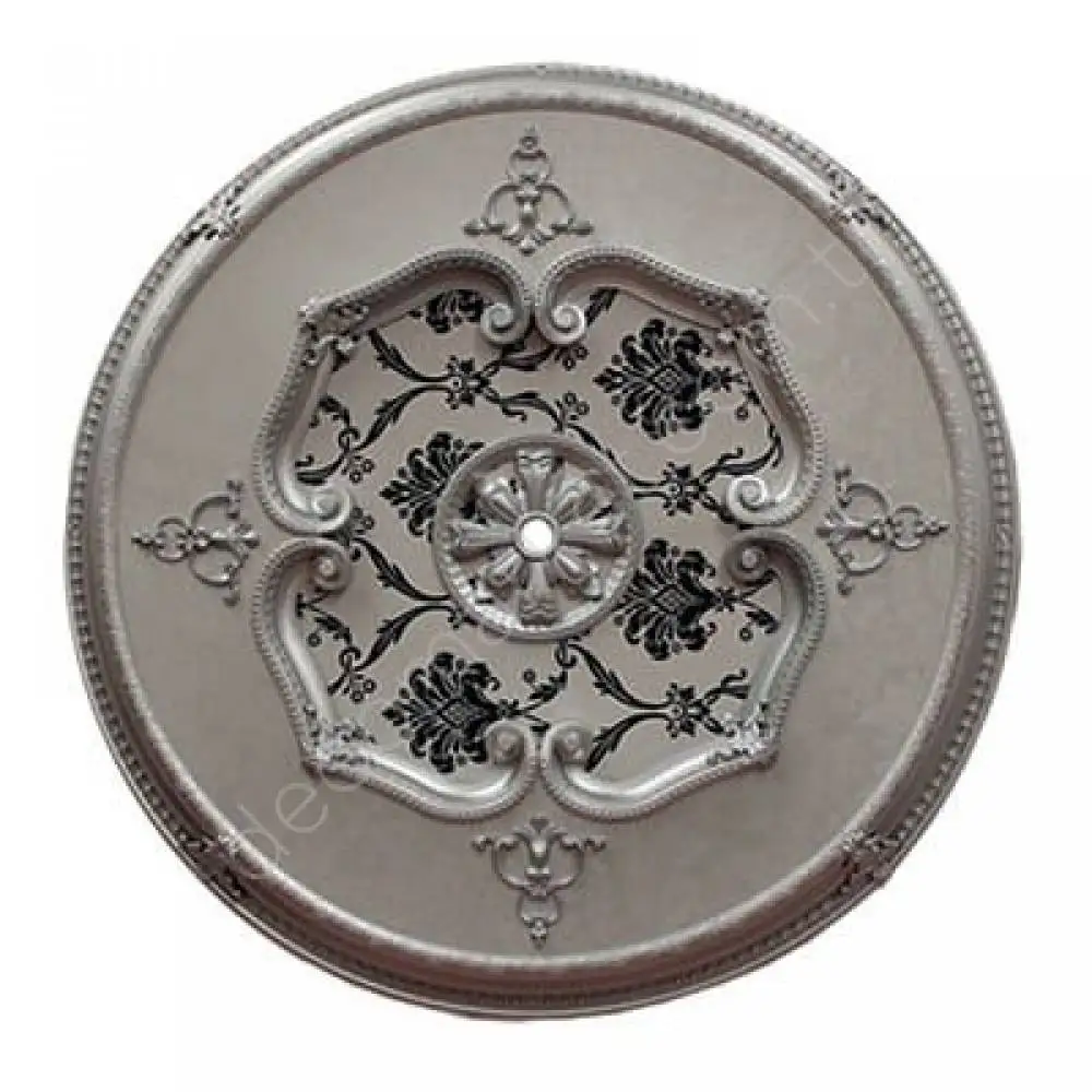 DECOGOLD Decorative Round Design Silver&Black Colored Ceiling Medallion 120x120cm
DECOGOLD Decorative Round Design Silver&Black Colored Ceiling Medallion 120x120cm