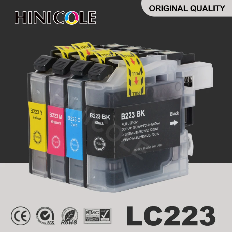 HINICOLE 223 Cartridge Replacement for Brother LC223 LC 223 Ink Cartridge for DCP-J4120DW MFC-J4420DW/J4620DW 4625DW 5320DW
HINICOLE 223 Cartridge Replacement for Brother LC223 LC 223 Ink Cartridge for DCP-J4120DW MFC-J4420DW/J4620DW 4625DW 5320DW