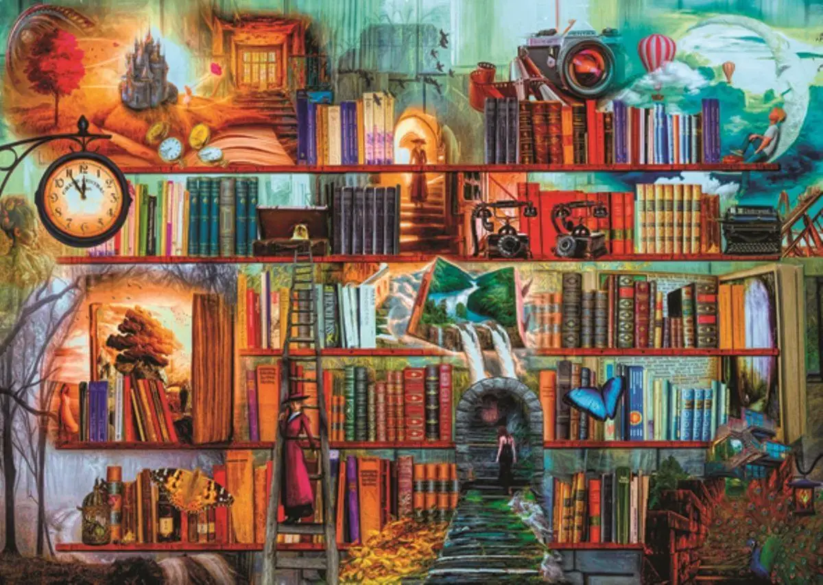 Anatolian Puzzle Mysterious Bookcase 3000 Piece Jigsaw Puzzle fun toys for Adults landscape gift wall decoration
Anatolian Puzzle Mysterious Bookcase 3000 Piece Jigsaw Puzzle fun toys for Adults landscape gift wall decoration