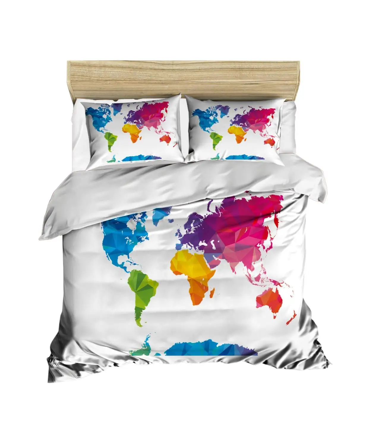 100% Turkish Cotton World Map Bedding World Map Themed 3D Printed Duvet Cover Set, Made in Turkey
100% Turkish Cotton World Map Bedding World Map Themed 3D Printed Duvet Cover Set, Made in Turkey