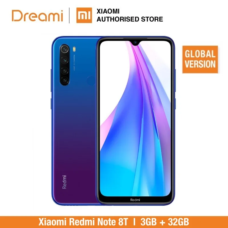 Глобальная версия Xiaomi Redmi Note 8T 32 Гб ROM 3 RAM (официальная Rom) note 8 t note8t note8 Мобильный