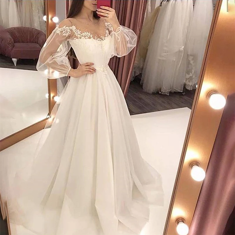 Princess/Ball Gown O-neck Floor-length Tulle Evening Dress 
Princess/Ball Gown O-neck Floor-length Tulle Evening Dress