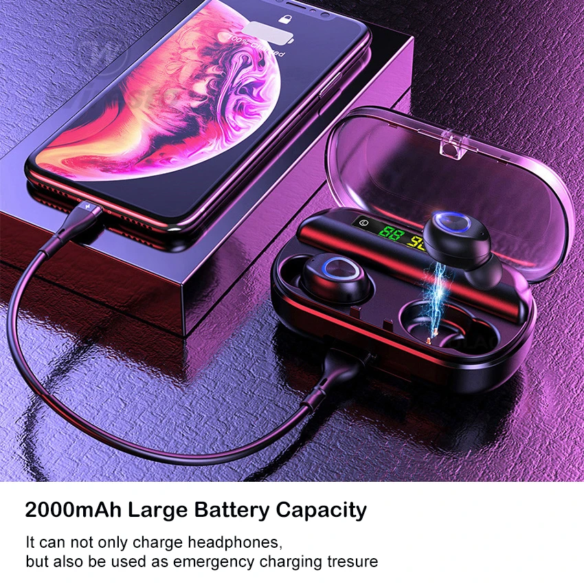 Wiresto True Wireless Earbuds Mini Bluetooth Earphone Stereo Bluetooth 5.0 Sport Earpiece Small Invisible Headset
Wiresto True Wireless Earbuds Mini Bluetooth Earphone Stereo Bluetooth 5.0 Sport Earpiece Small Invisible Headset