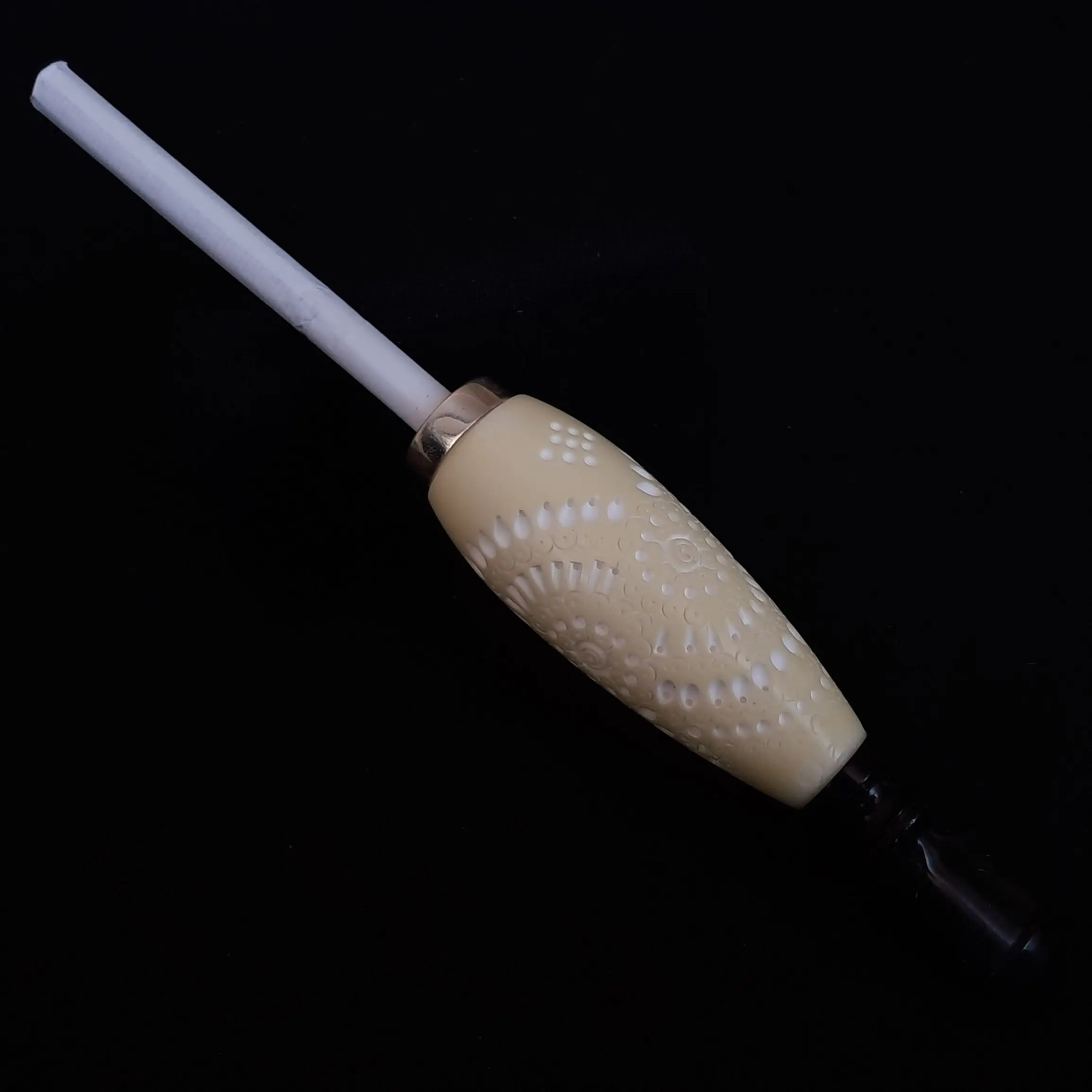 AGovem Handmade Block Meerschaum Cigarette Holder 925 Silver Ring For Women and Men Regular Size Mouthpiece Handmcarved AGM-15
AGovem Handmade Block Meerschaum Cigarette Holder 925 Silver Ring For Women and Men Regular Size Mouthpiece Handmcarved AGM-15