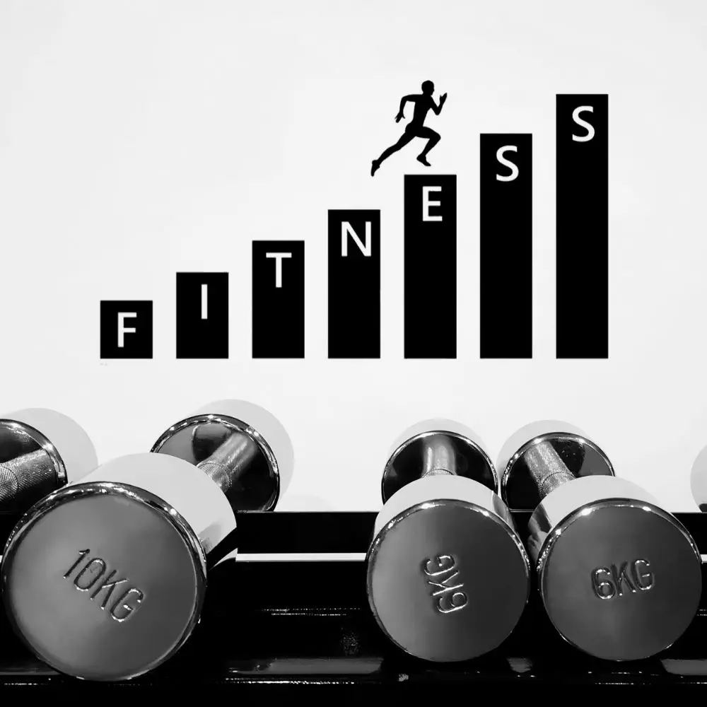 Fitness Design Wall Art Decal Gym Sticker Home And Gym Decoration Removable A003332
Fitness Design Wall Art Decal Gym Sticker Home And Gym Decoration Removable A003332