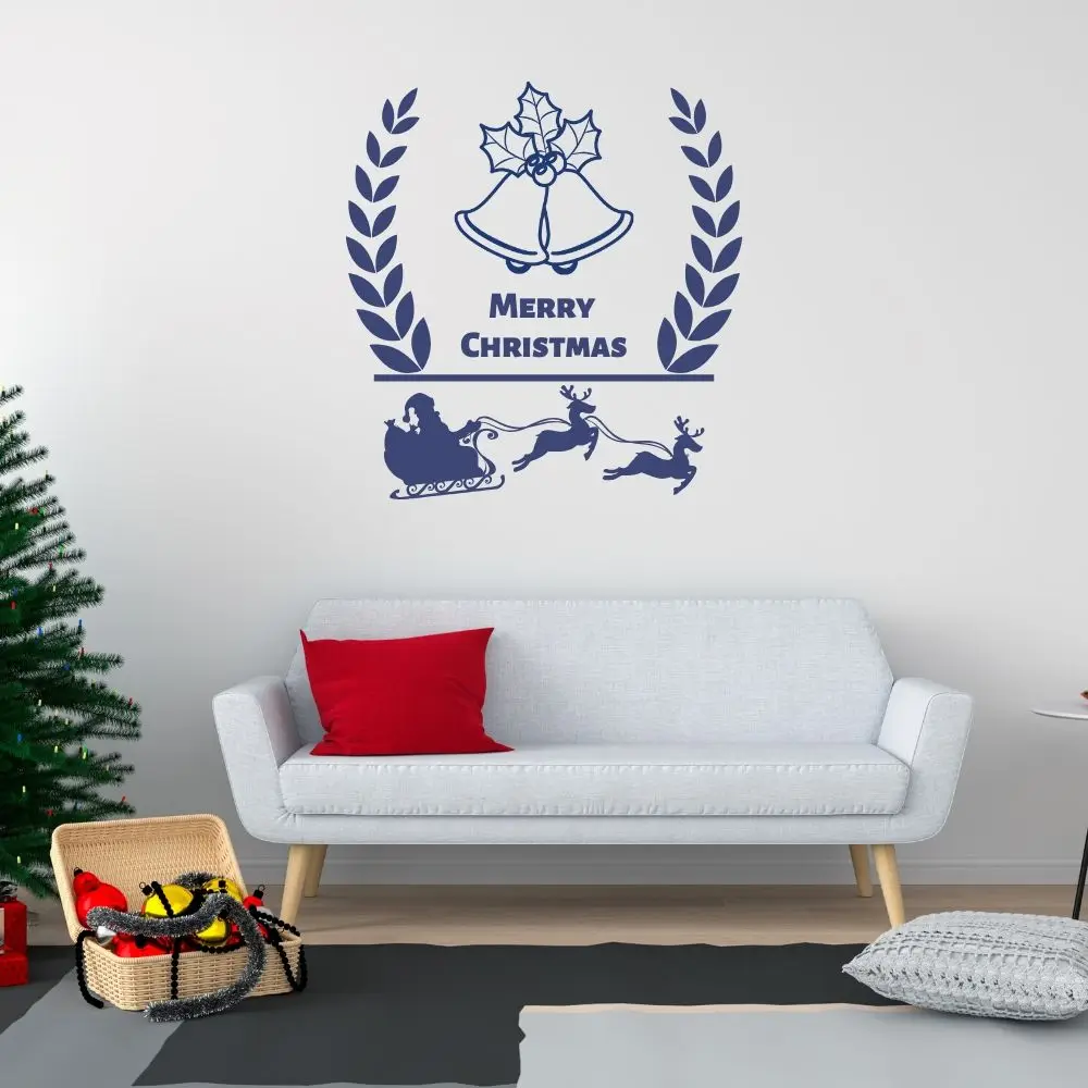 Christmas Bell And Flying Santa Wall Sticker Decal Christmas Sticker Home Livingroom Wall Art Decoration A0068409
Christmas Bell And Flying Santa Wall Sticker Decal Christmas Sticker Home Livingroom Wall Art Decoration A0068409