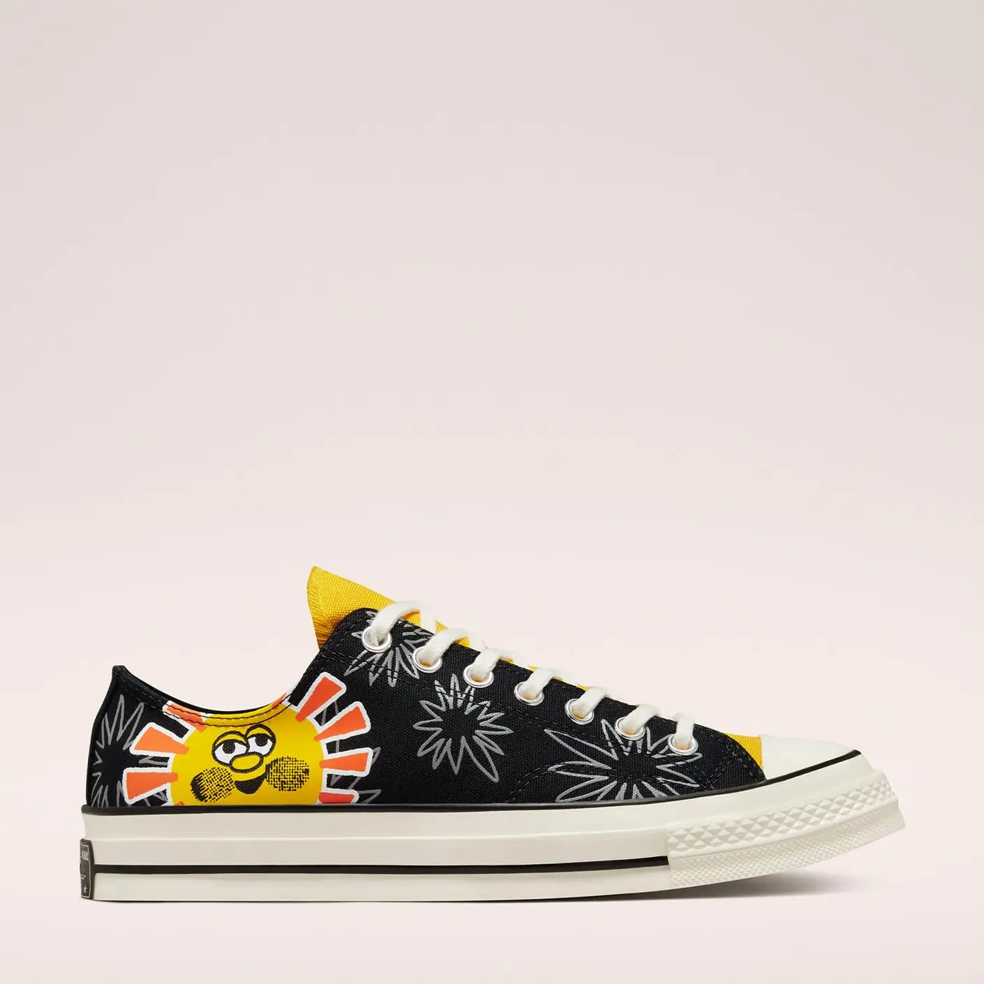 Кроссовки Converse Chuck 70 унисекс спортивная обувь с солнечным цветочным принтом
