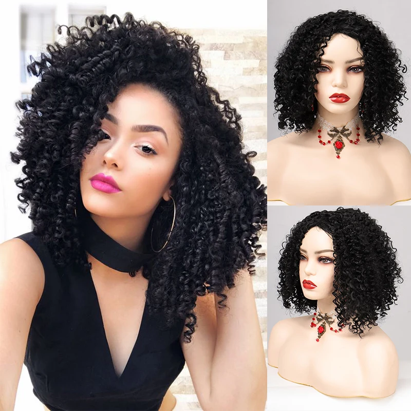TALANG synthesis Short Hair Afro Curly Wig For Black Women Afro Synthetic Cosplay Wig Heat Resistant
TALANG synthesis Short Hair Afro Curly Wig For Black Women Afro Synthetic Cosplay Wig Heat Resistant