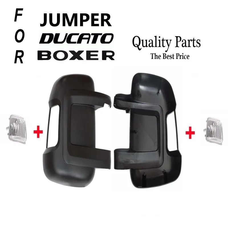 Black Rearview Mirror Cover Turn Signal White Right Left For Citroen Jumper Peugeot Boxer Fiat Ducato Auto Replacement Outer Parts
Black Rearview Mirror Cover Turn Signal White Right Left For Citroen Jumper Peugeot Boxer Fiat Ducato Auto Replacement Outer Parts