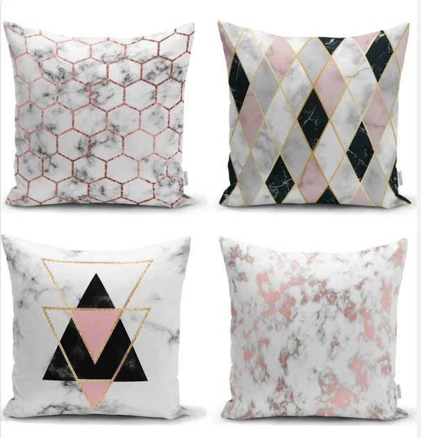 Marble Series-4 Pcs Cushion Set Nature Granite Pattern Cloudy Mottled Marble Decorative Standard Size Printed Pillow Case
Marble Series-4 Pcs Cushion Set Nature Granite Pattern Cloudy Mottled Marble Decorative Standard Size Printed Pillow Case