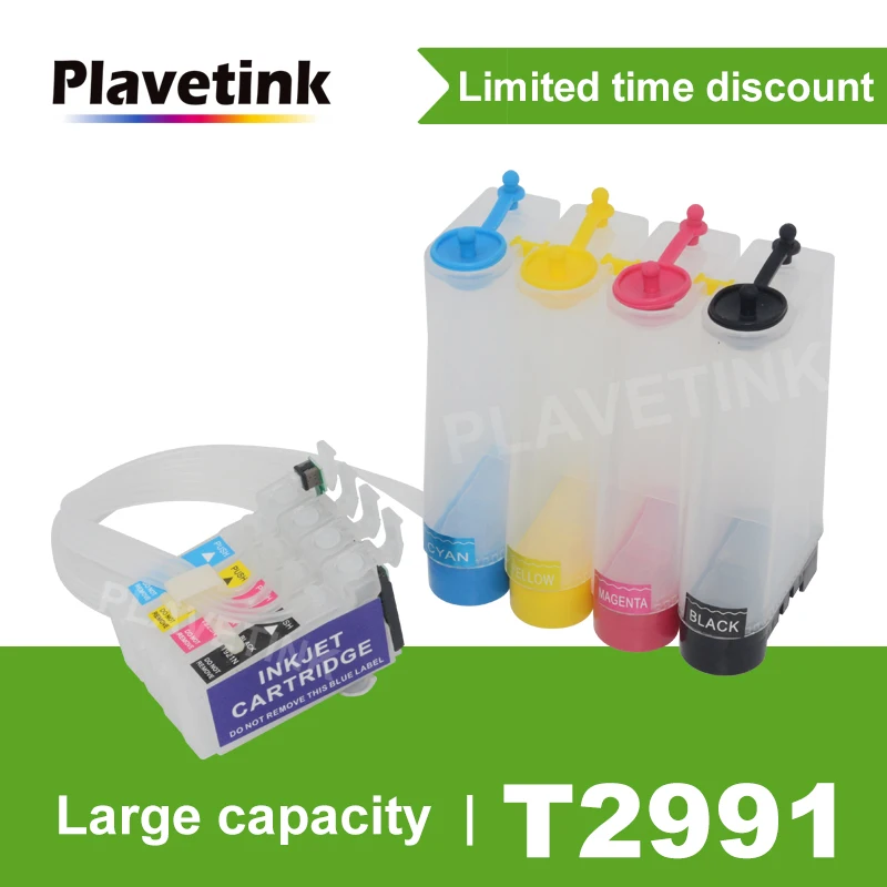 

Plavetink T2991 CISS Ink Tank System For Epson Expression Home XP-235 332 335 432 435 Printer With Reset Chip